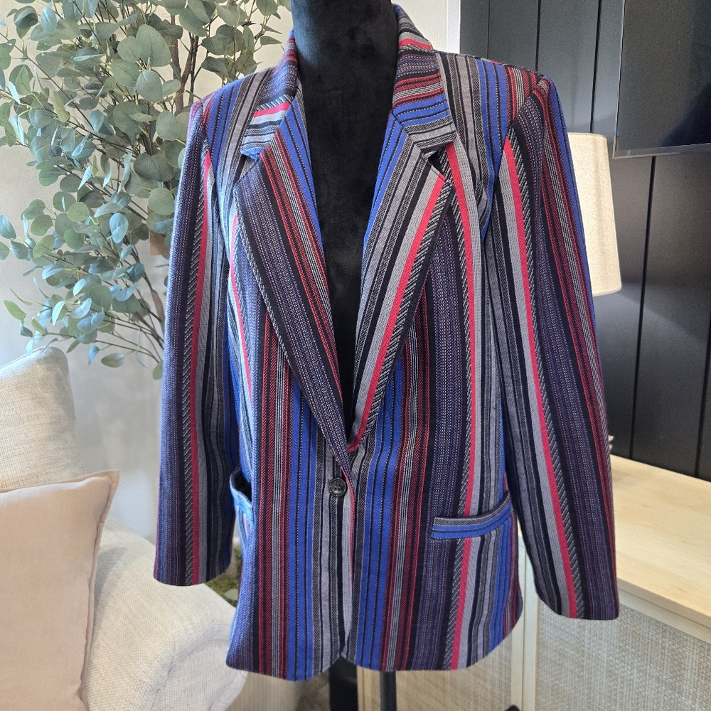 Vintage Alfred Dunner Blazer Style Coat - Picture 2 of 6